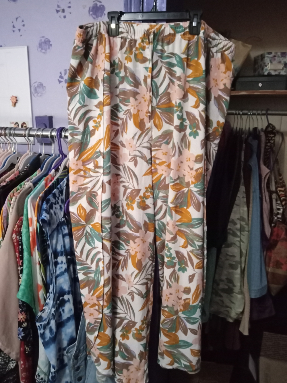 Fresh Water Floral Cover Up Pants
